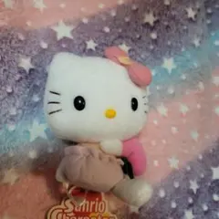 希少☆2006年】ハローキティ ぬいぐるみ マスコット フルーツ 桃