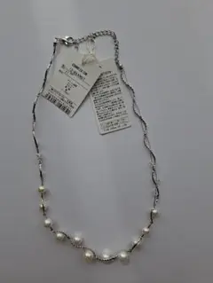 COMME CA ISM アクリルパール ネックレス
