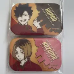 ハイキュー!! 黒尾鉄朗 孤爪研磨 缶バッジセット