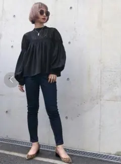 未使用　ページボーイ　デニム　ジーンズ　Sサイズ