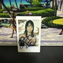 桐山瑠衣　サイン　チェキ　①