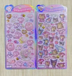 【正規品】 サンリオ　うるちゅるポップシール　2点セット