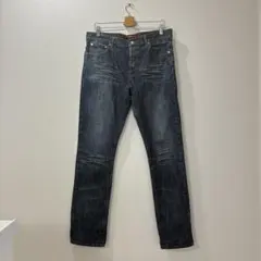 値下げ【SWAGGER】スワッガー $32 ラバーパッチ デニムパンツ W32のサムネイル
