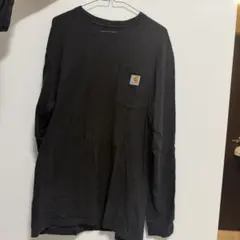 Carhartt 長袖 ポケットTシャツ ブラック S カーハート ロンT
