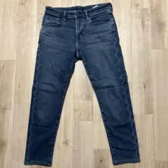 ダークブルー スキニーデニム ハイウエスト