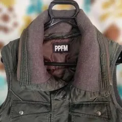 PPFM オリーブグリーン ベスト Lサイズ