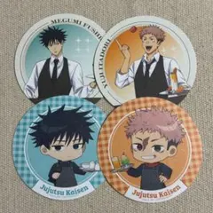 呪術廻戦 虎杖悠仁 伏黒恵 コースター セット
