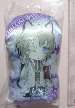 CLOCK ZERO ダイカットクッション 哲学者 終夜