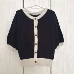 前開き 半袖カーディガン サマーニット studioclip アメリカンホリック