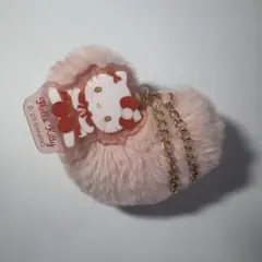 ローソン　ハローキティ当りくじ　バッグチャーム　ピンク