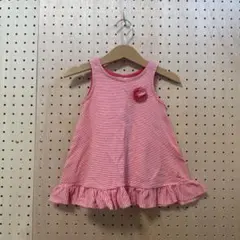 【美品】PETIT BATEAU プチバトー ワンピース　12m 74cm
