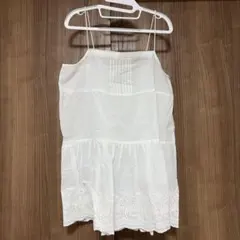 キャミソール ホワイト 刺繍レース切替 umm DISCOATのサムネイル
