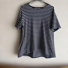 Golden Bear ボーダー 半袖 Tシャツ ネイビー Lのサムネイル