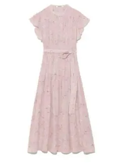 snidel 正規品 マーブルフラワー柄ワンピース ピンク サイズ0