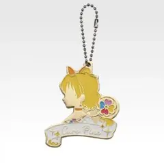 プリキュア 一番くじ F賞　シルエットメタルチャーム　キュアパイン