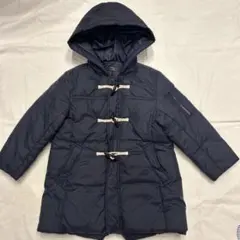 コムサイズムCOMMECAISM 中綿ダッフルコート　キッズ120 ネイビー通園