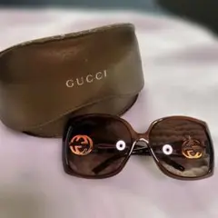 GUCCI ブラウン サングラス ケース付き