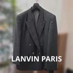 LANVIN PARIS 金ボタン ダブルJKT XLのサムネイル