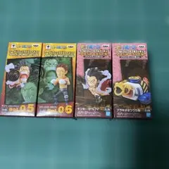 ワールドコレクタブルフィギュア　ワンピース　4種セット