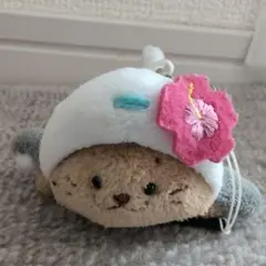 しろたん JALコラボぬいぐるみ キーホルダー