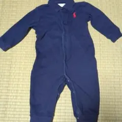 Ralph Lauren ネイビーロンパース 6M