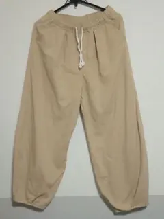 SM2 チノ風 バルーンパンツ ベージュ Lサイズ