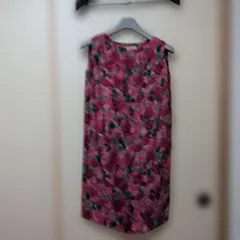 花柄ワンピース　　M　セレブ風のサムネイル