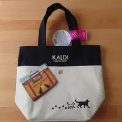 カルディ　ネコの日バッグ　プレミアム　バッグ&カレンダー