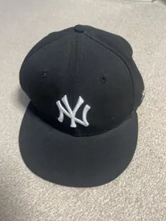 New Era ニューヨーク・ヤンキース ブラックキャップ 7 3/8