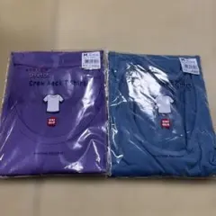 未使用 UNIQLO ストレッチクルーネックTシャツ Mサイズ 2色セット