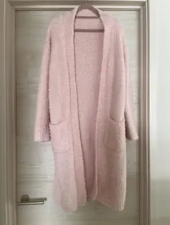 GU フワフワピンクカーディガン M