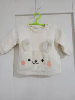 kid's zoo ウサギデザイン トレーナー 70cm