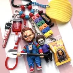 じゃらじゃらキーホルダー　仲良し親子☆