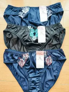 ショーツ3L3枚セット　トリコットショーツ