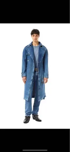 DIESEL 伊勢丹限定 デニムトレンチコート XL - メルカリ