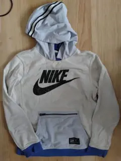Nike フード付きパーカー ホワイト/ブルー