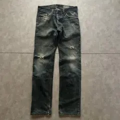grunge diesel fade denim pants y2k
