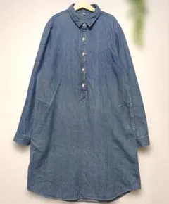 無印良品 デニムチュニック ワンピース Mサイズ