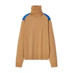 ベージュ タートルネックセーター JWA刺繍