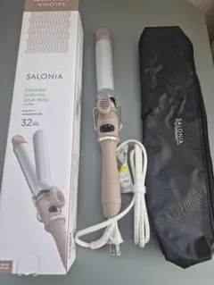 SALONIA セラミックカールヘアアイロン 32mm