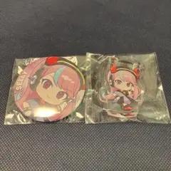 CR sellyセット アクリルブロック 缶バッジ