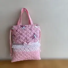ハンドメイド子供用巾着袋バッグセール