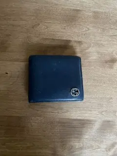 Gucci ネイビー 二つ折り財布
