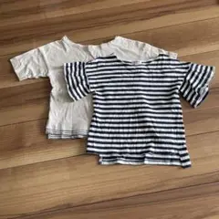 a.v.v ストライプフレア袖TシャツとSEASON REASON 半袖シャツ