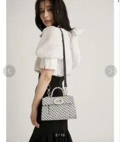 snidel ビジューポイントバッグ