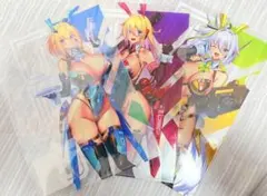 BSP POPUP SHOP バニースーツプランニング　クリアファイル3種セット