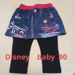 ミッキー・マウス スカート レギンスセット 95cm