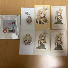 藤田ことね　ミニフォトカ×4　ミニアクリルチャーム　特典 ミニ缶バッジ