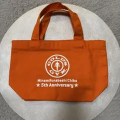 GOLD'S GYM 5周年記念ミニトートバッグ