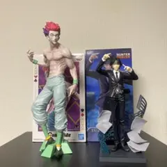 HUNTER×HUNTER ヒソカ クロロ フィギュア 2点セット　おまけ付き